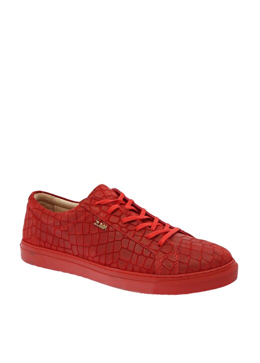 Zuma Erkek Kırmızı Deri Klasik Ayakkabı 2