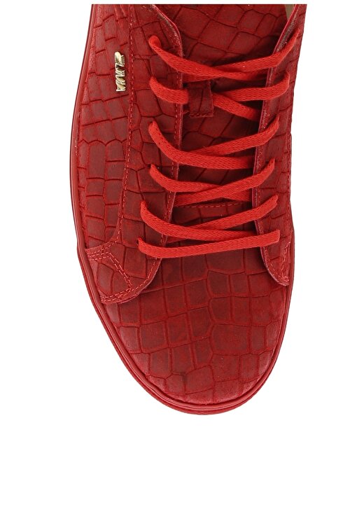 Zuma Erkek Kırmızı Deri Klasik Ayakkabı 4