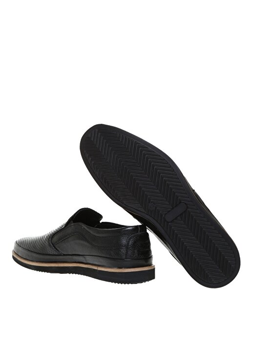 Cotton Bar Erkek Deri Siyah Klasik Ayakkabı 3