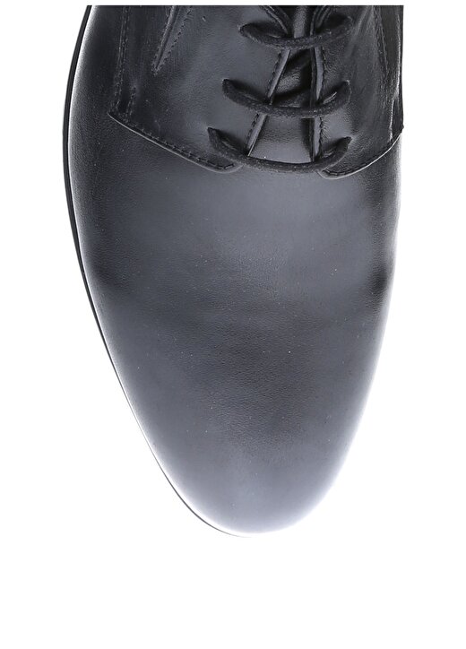 Cotton Bar Erkek Siyah Deri Klasik Ayakkabı 4