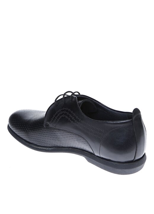 Cotton Bar Erkek Deri Siyah Klasik Ayakkabı 2