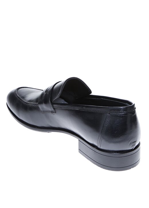 Cotton Bar Erkek Siyah Deri Klasik Ayakkabı 2