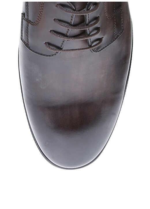Fabrika Erkek Kahverengi Deri Klasik Ayakkabı 4