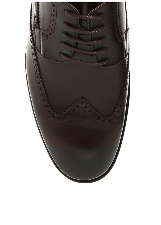 Fabrika Erkek Deri Kahverengi Klasik Ayakkabı 4