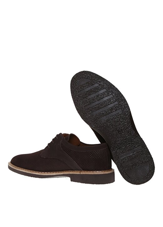 Fabrika Erkek Kahverengi Deri Klasik Ayakkabı 3