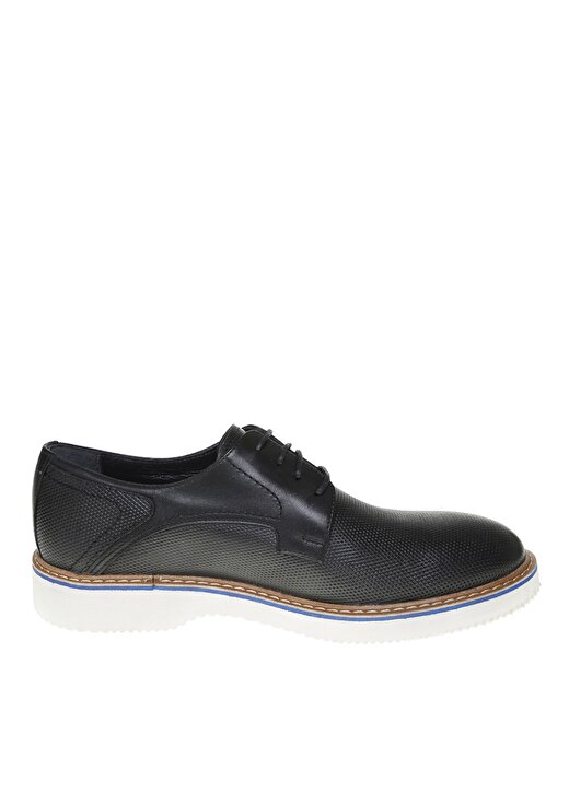 Fabrika Erkek Siyah Deri Klasik Ayakkabı 1