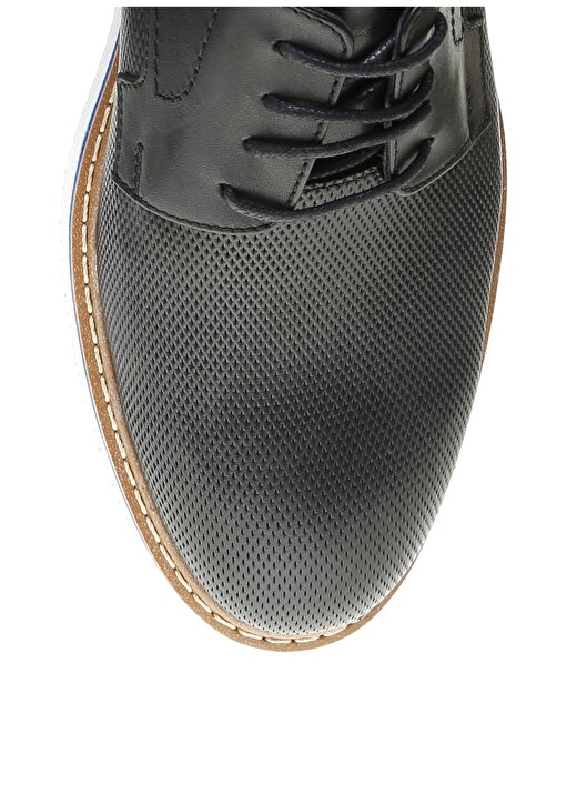 Fabrika Erkek Siyah Deri Klasik Ayakkabı 4