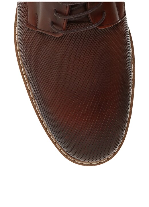 Fabrika Erkek Deri Kahverengi Klasik Ayakkabı 4
