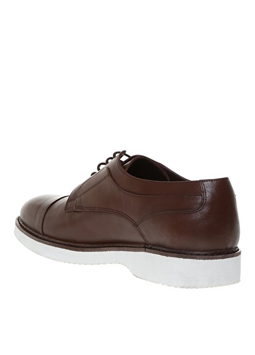 Fabrika Erkek Kahverengi Deri Klasik Ayakkabı 2