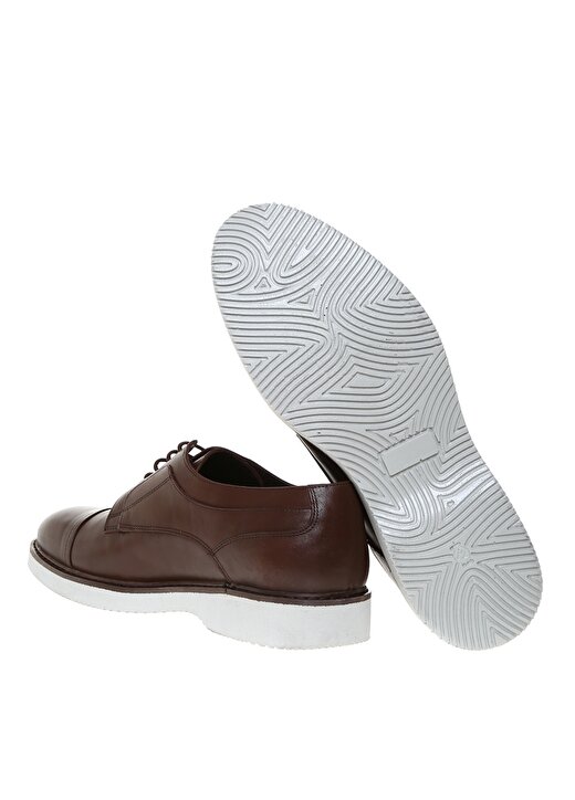 Fabrika Erkek Kahverengi Deri Klasik Ayakkabı 3