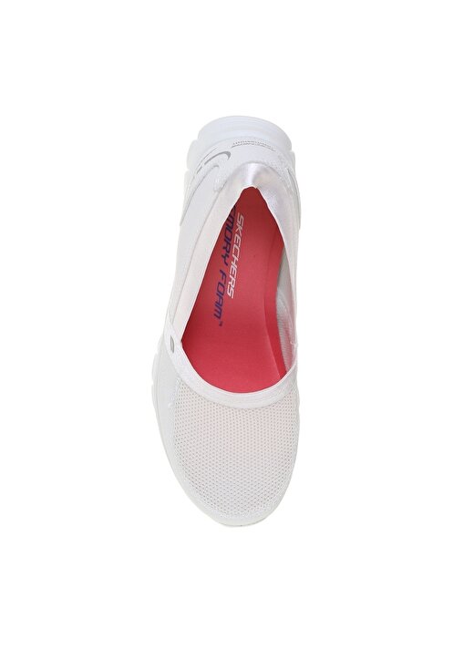 Skechers 99999548 Wht Ez Fl Beyaz Kadın Koşu Ayakkabısı 4