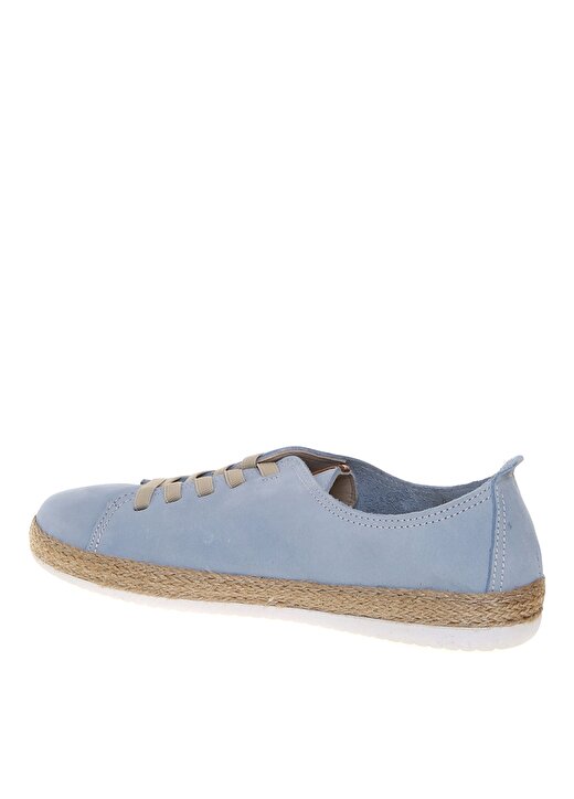 Penford Kadın Nubuk Mavi Düz Ayakkabı 2