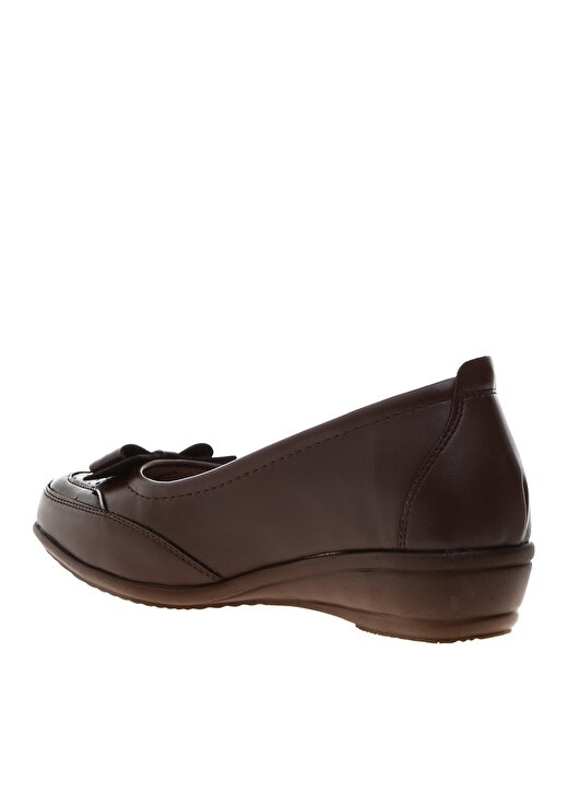 Penford Deri Düz Kahverengi Kadın Ayakkabı 2