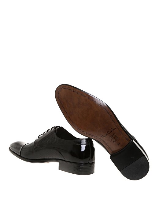Pierre Cardin Erkek Rugan Siyah Klasik Ayakkabı 3