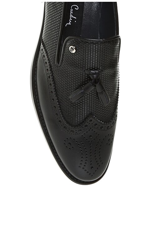Pierre Cardin Erkek Siyah Deri Klasik Ayakkabı 4