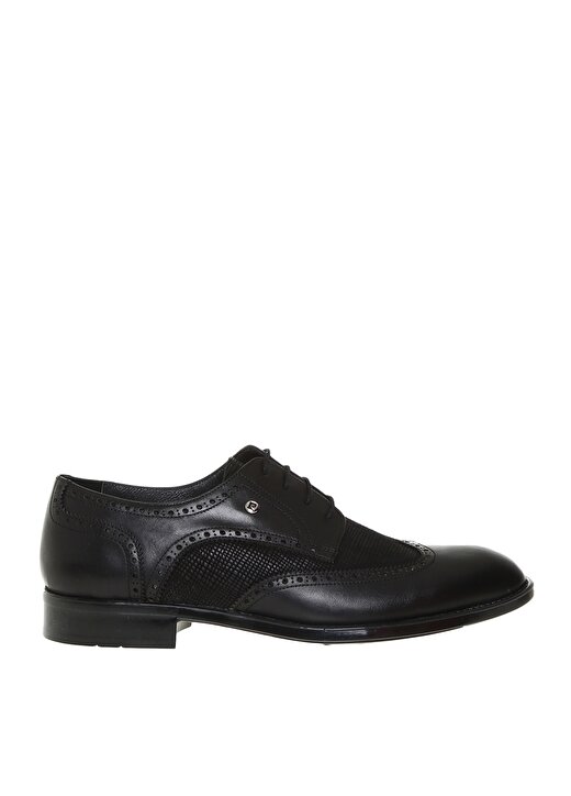 Pierre Cardin Erkek Siyah Deri Klasik Ayakkabı 1