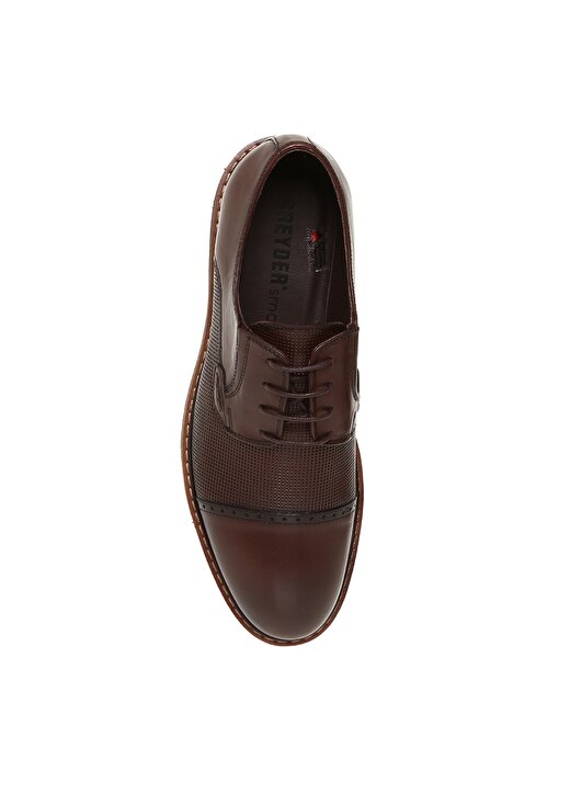 Greyder Erkek Deri Kahverengi Klasik Ayakkabı 4