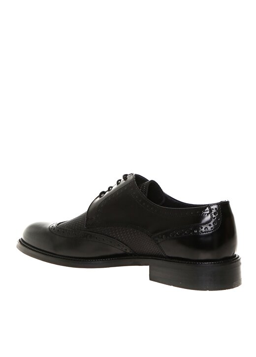 Greyder Erkek Deri Siyah Klasik Ayakkabı 2