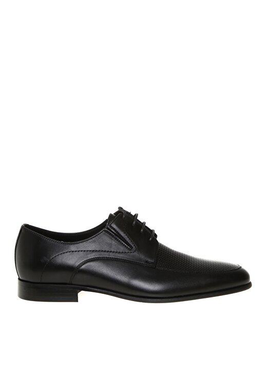 Greyder Erkek Deri Siyah Klasik Ayakkabı 1