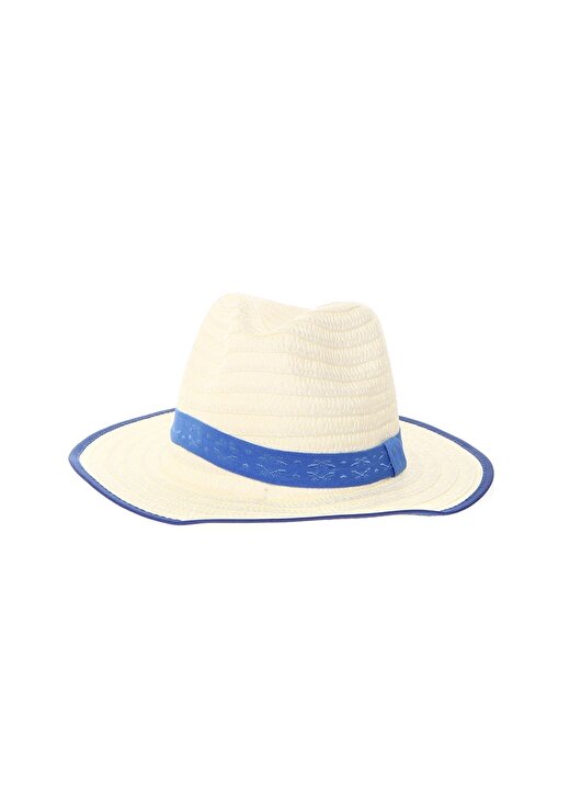 Limon Beyaz - Mavi Kız Çocuk Şapka 1