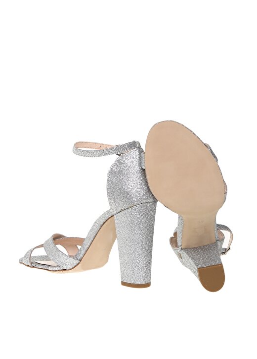 Beymen Studio Kadın Simli Silver Topuklu Ayakkabı 3