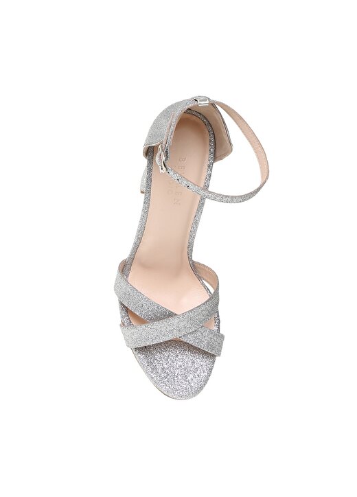 Beymen Studio Kadın Simli Silver Topuklu Ayakkabı 4