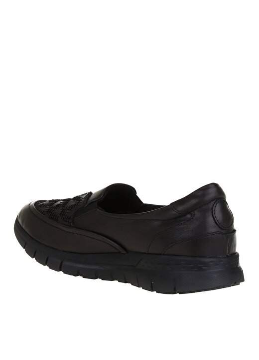 Penford Düz Deri Siyah Kadın Ayakkabı 2