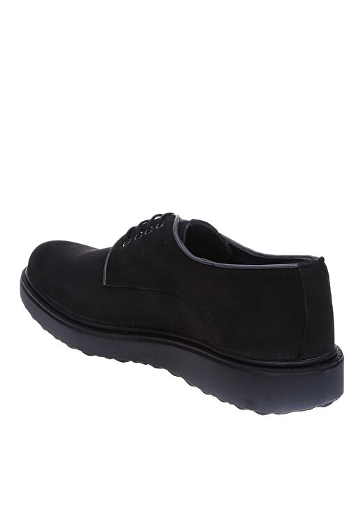 Fabrika Deri Siyah Klasik Ayakkabı 2