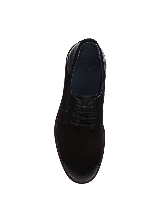 Fabrika Deri Siyah Klasik Ayakkabı 4