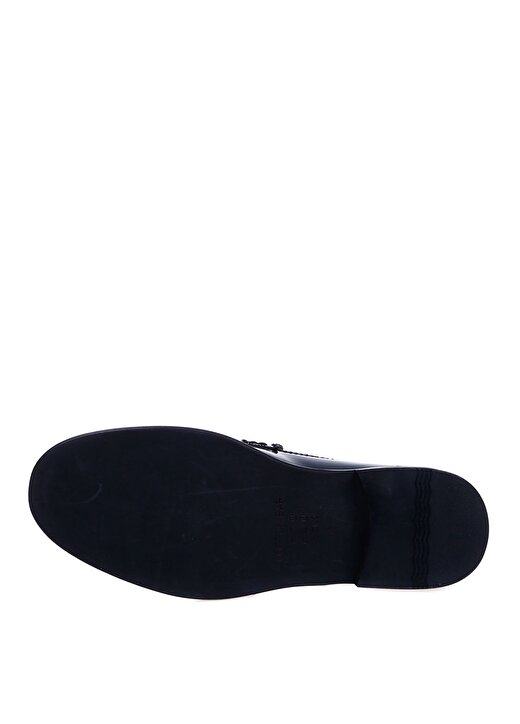 Cotton Bar Deri Siyah Klasik Ayakkabı 3