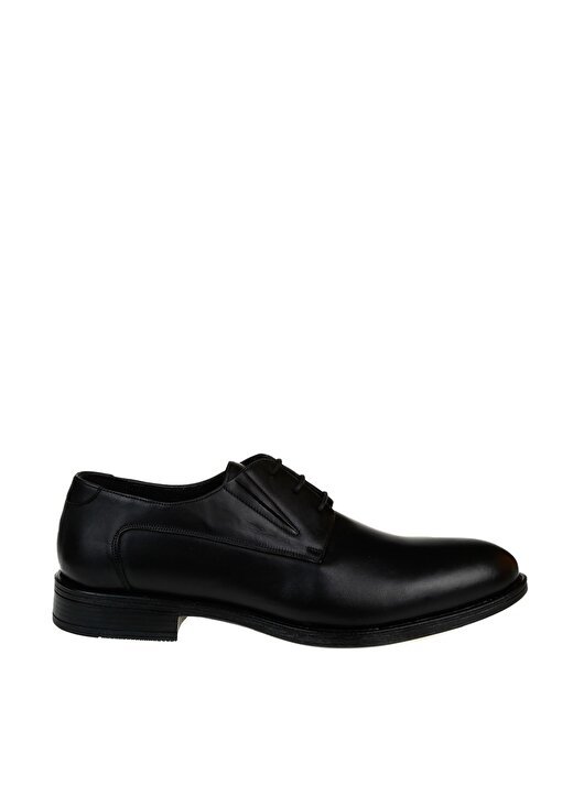 Cotton Bar Deri Siyah Klasik Ayakkabı 1