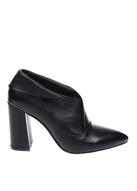 Fabrika Kadın Deri Siyah Topuklu Ayakkabı 1
