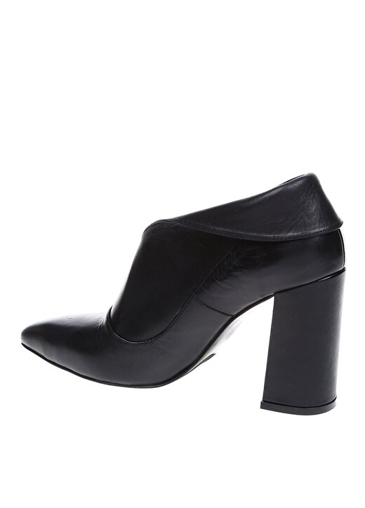 Fabrika Kadın Deri Siyah Topuklu Ayakkabı 2