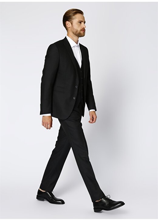 Altınyıldız Classic Extra Slim Fit Siyah Takım Elbise 2