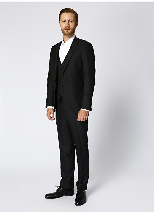 Altınyıldız Classic Extra Slim Fit Siyah Takım Elbise 3