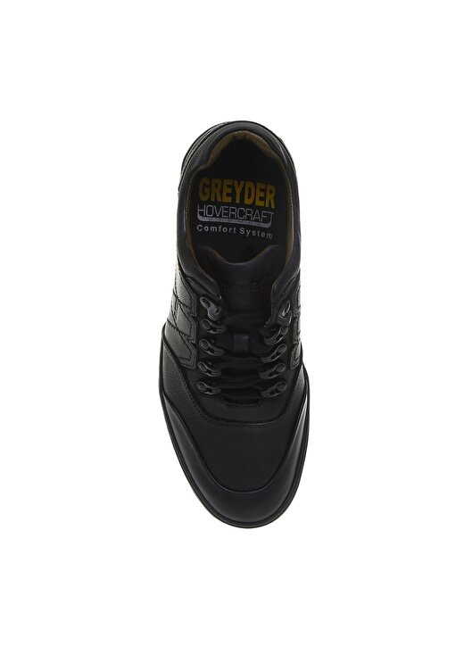 Greyder Erkek Deri Siyah Günlük Ayakkabı 4