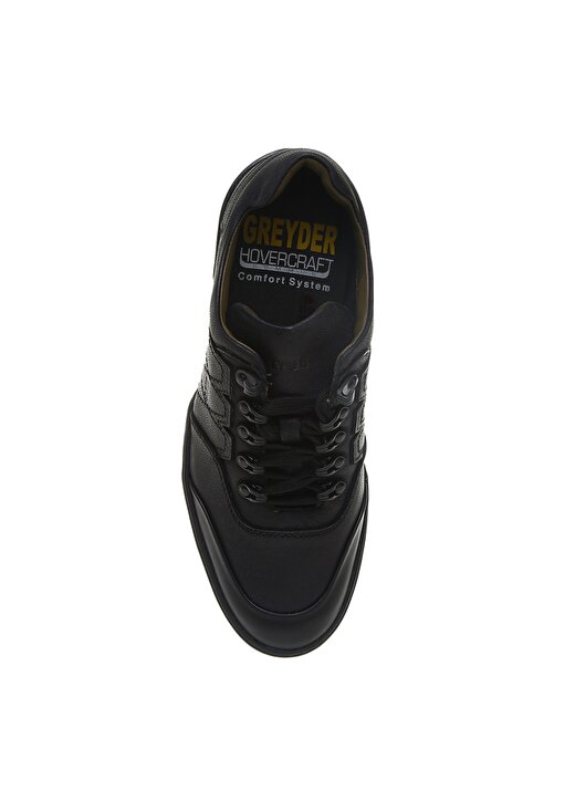 Greyder Erkek Deri Siyah Klasik Ayakkabı 4