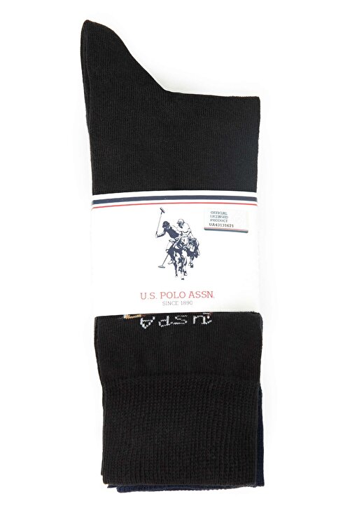 U.S. Polo Assn. Kahverengi Erkek Çorap 1
