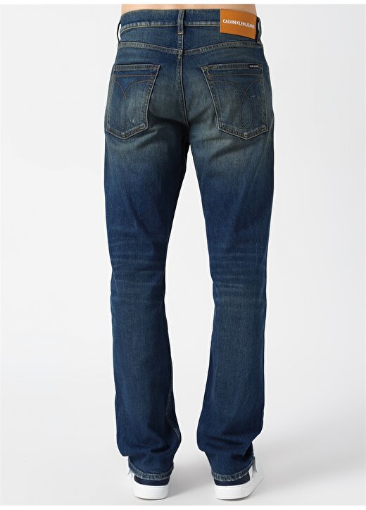 Calvin Klein Jeans Erkek Kırmızı Denim Pantolon J30J308043-911 4