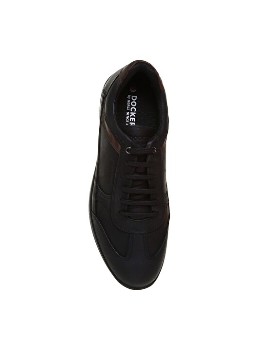 Dockers Erkek Deri Siyah Klasik Ayakkabı 4