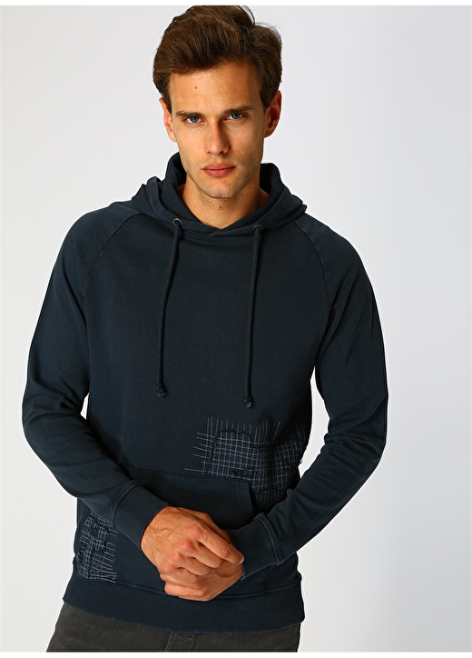 Only & Sons Lacivert Hoodie Sweatshirt 3