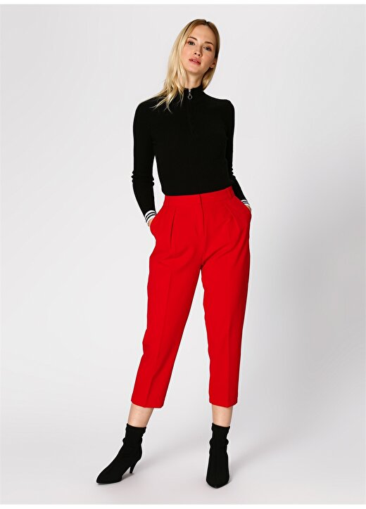 Koton Kırmızı Kadın Pantolon 1