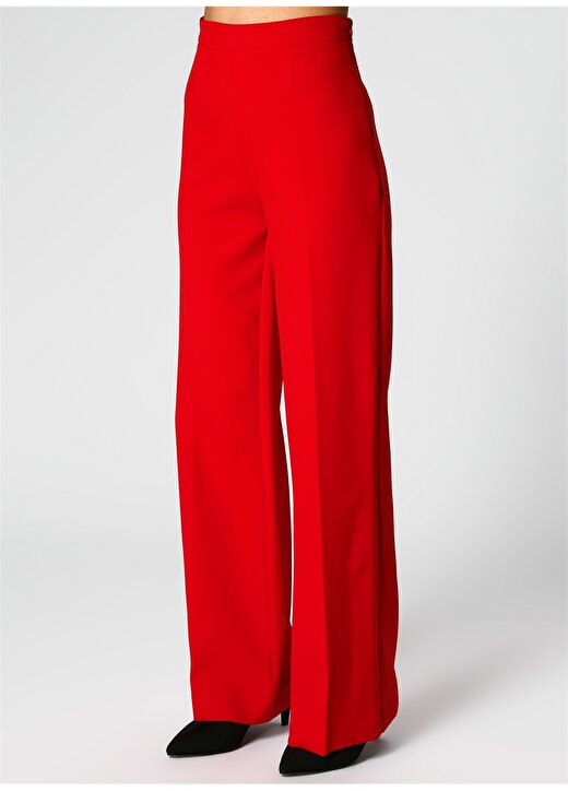 Koton İspanyol Paça Kırmızı Klasik Pantolon 3