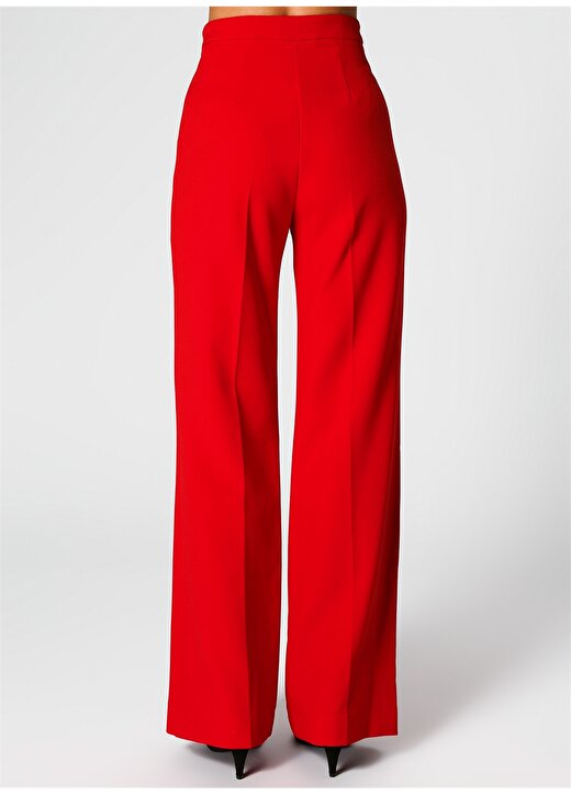 Koton İspanyol Paça Kırmızı Klasik Pantolon 4