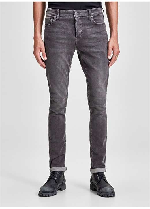 Jack & Jones Gri Erkek Denim Pantolon 2