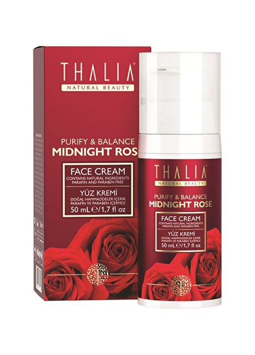 Thalia Midnight Rose Purify & Balance Face 50 Ml Onarıcı Krem 1