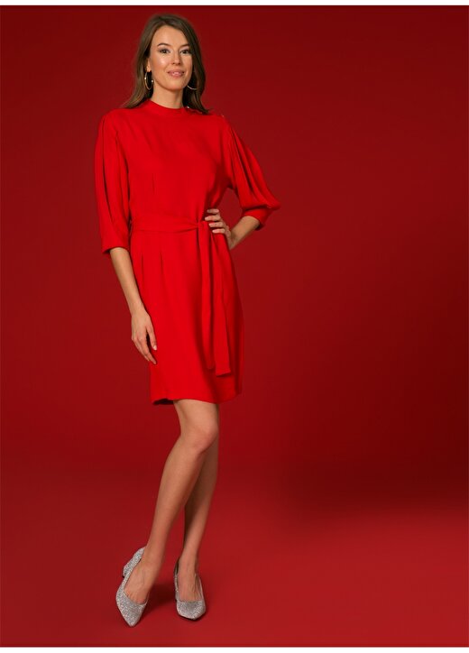Random Kırmızı Kadın Elbise 2