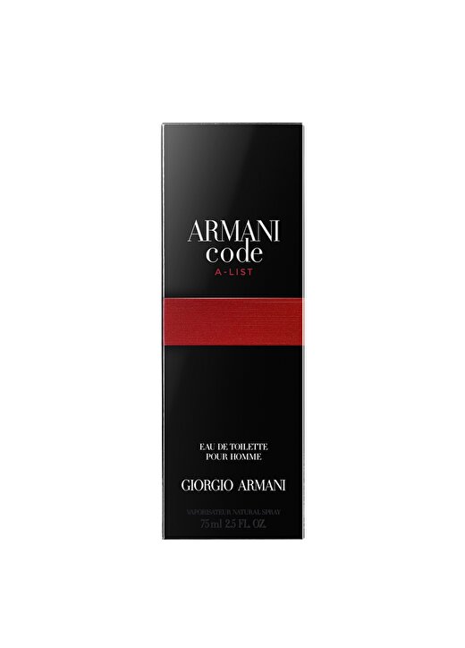 Armani Code A-List Edt 75 Ml Erkek Parfüm 3