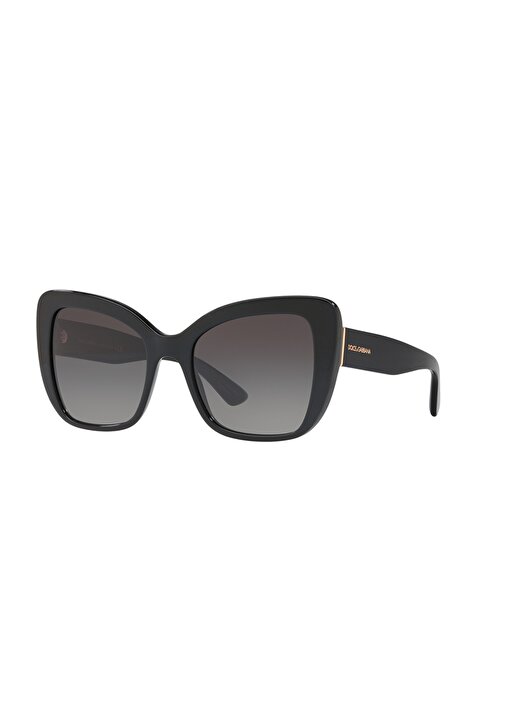 Dolce&Gabbana DG4348 Köşeli Siyah Kadın Güneş Gözlüğü 2