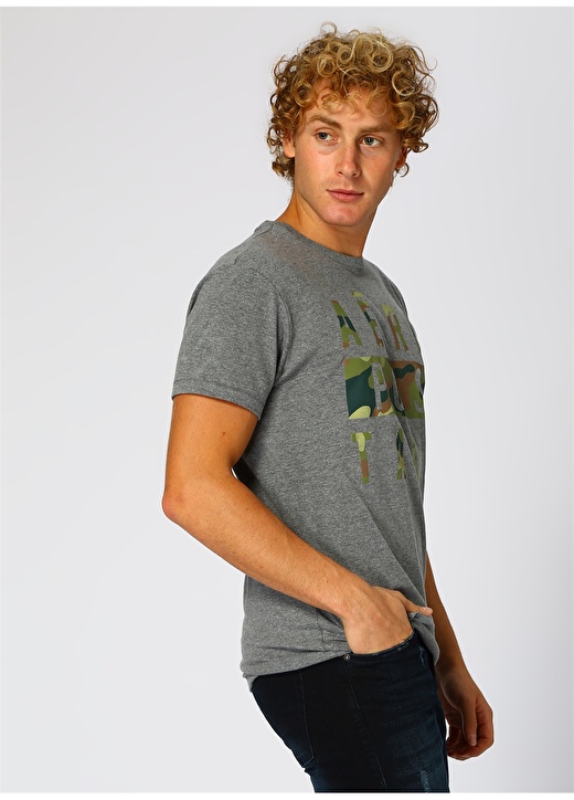 Aeropostale Gri Melanj Erkek T-Shirt 3548 3